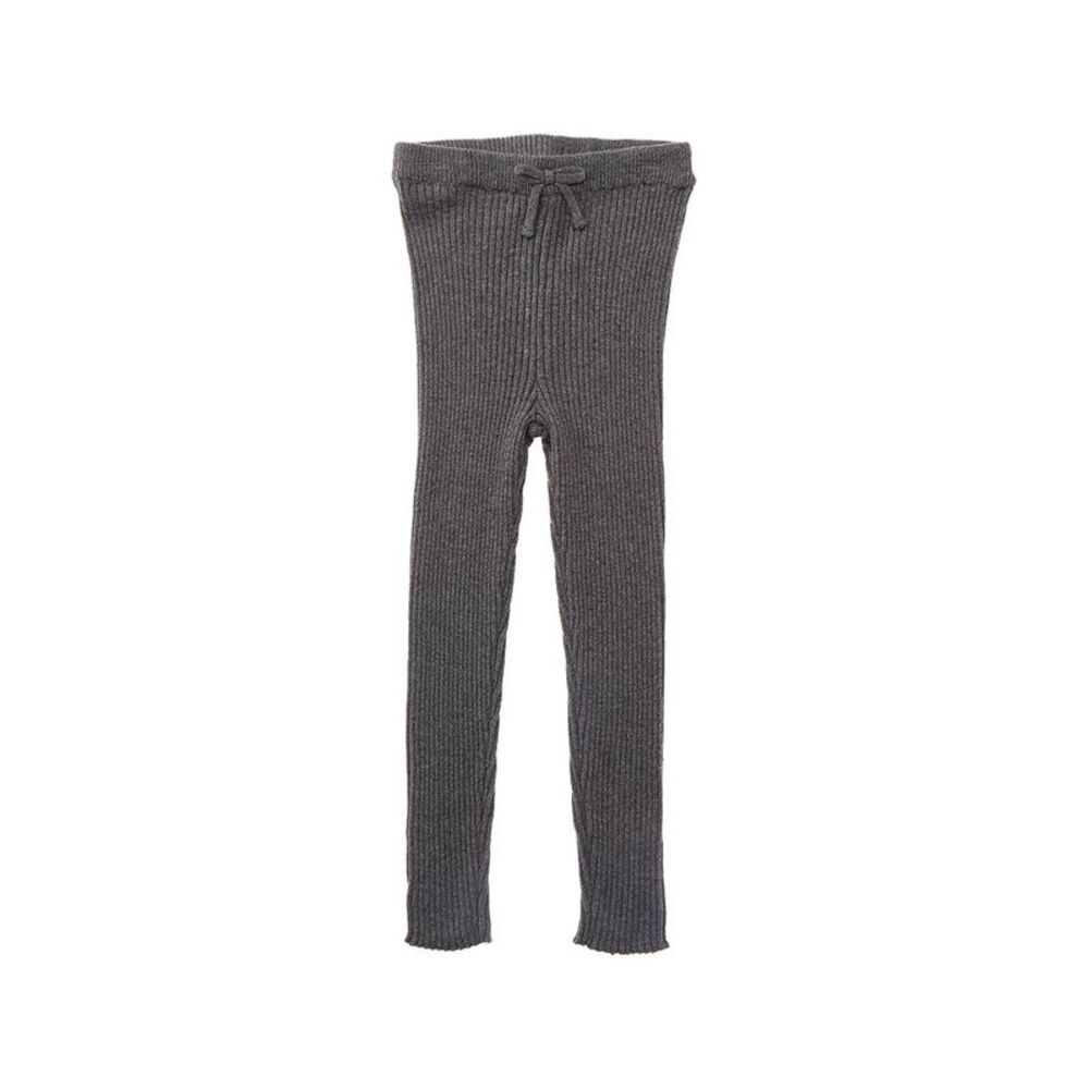 Janie And Jack Girls  Ribbed Sweater Legging, Grey